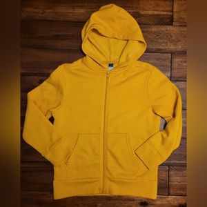 Old Navy hooded sweatshirt, girls size 10/12, yellow